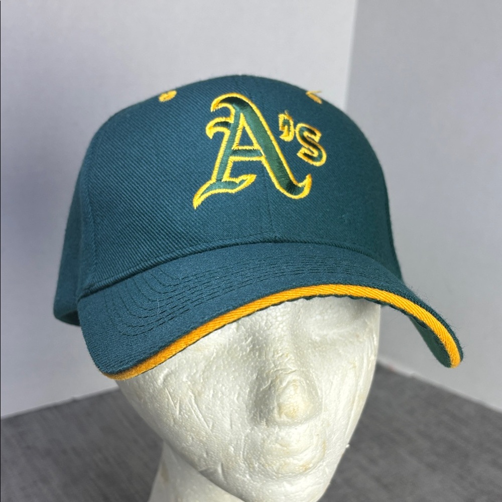 MLB Oakland A's Green and Yellow Baseball Cap